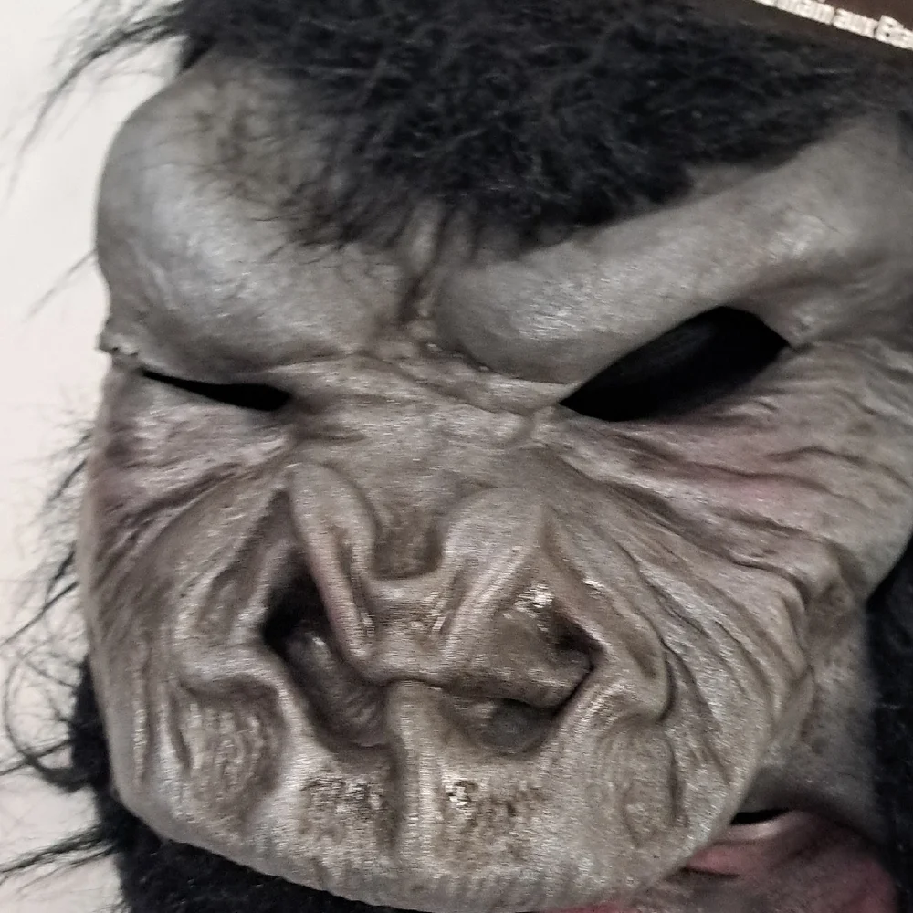 Gorilla Mask - Black and Gray
